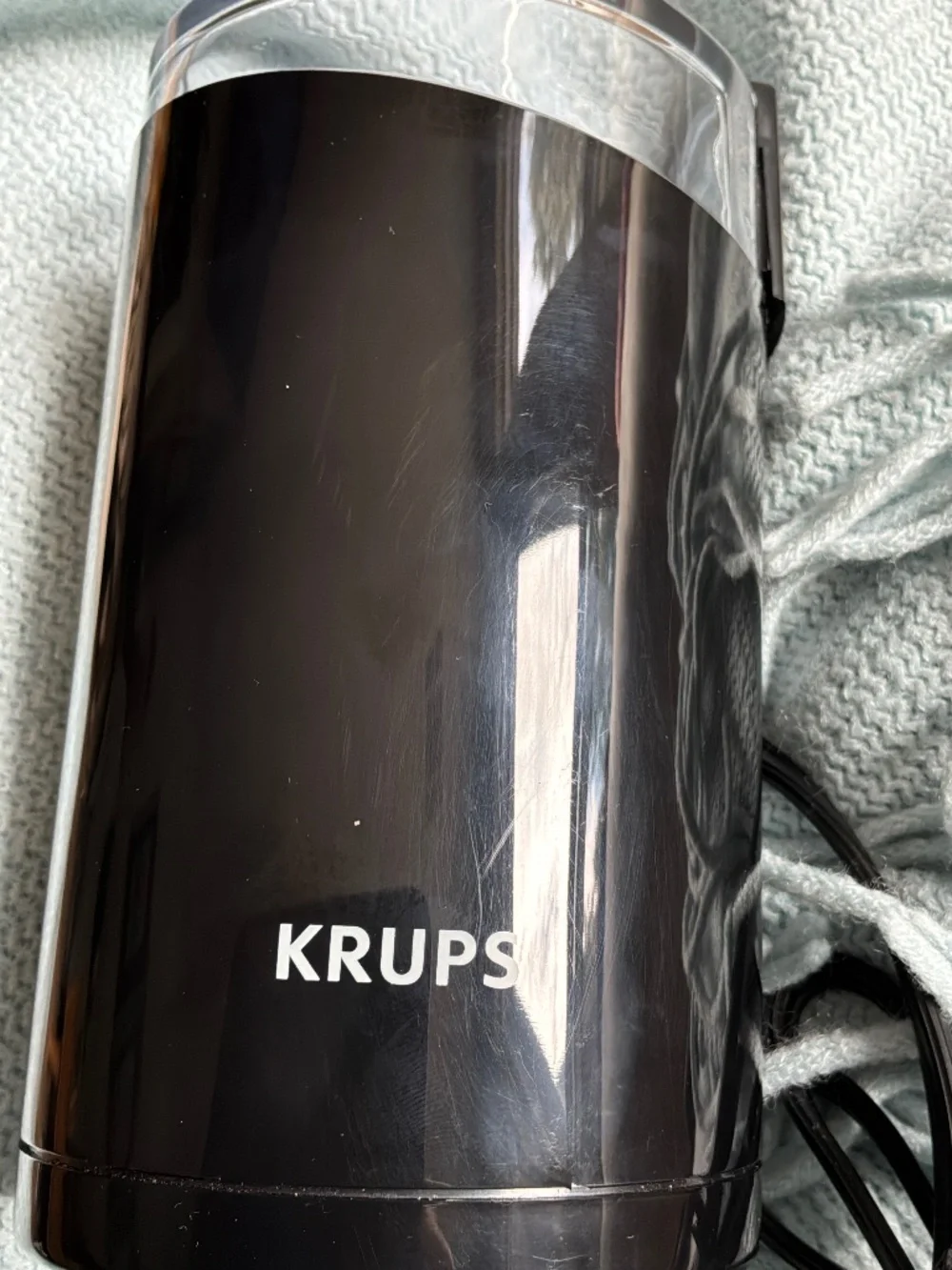 NIB KRUPS Fast Touch Electric Coffee & Spice Grinder F203 Black